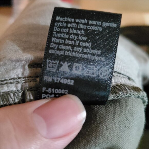 Flint And Tinder Pants Mens 34x32 Khaki Brown Straight Fit Cotton Blend - Picture 6 of 14